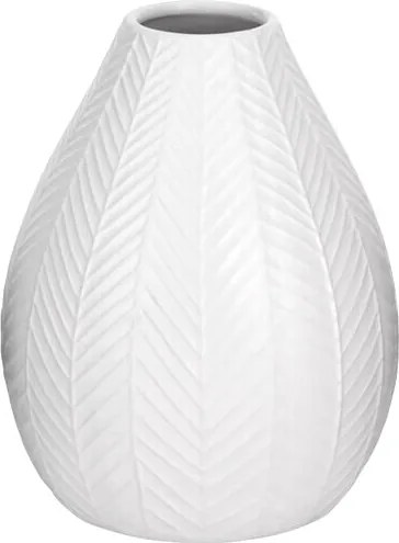 Koopman Keramická váza Montroi biela, 15,5 cm