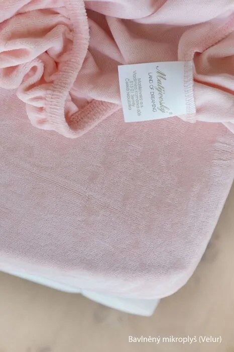 Napínacia plachta na posteľ - Powder Jersey 100/220/25