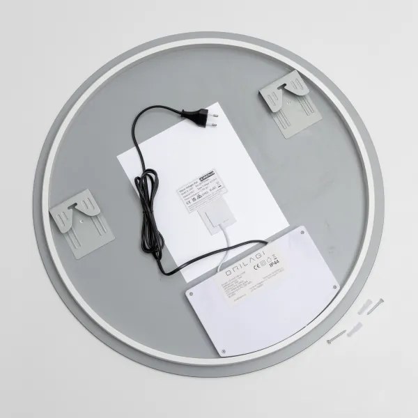 Brilagi - stmievateľné vyhrievané LED zrkadlo s podsvietením DEMI PRO LED/20W/230V pr. 60 cm IP44