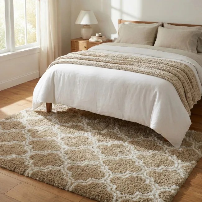 Protišmykový koberec DECOR béžový