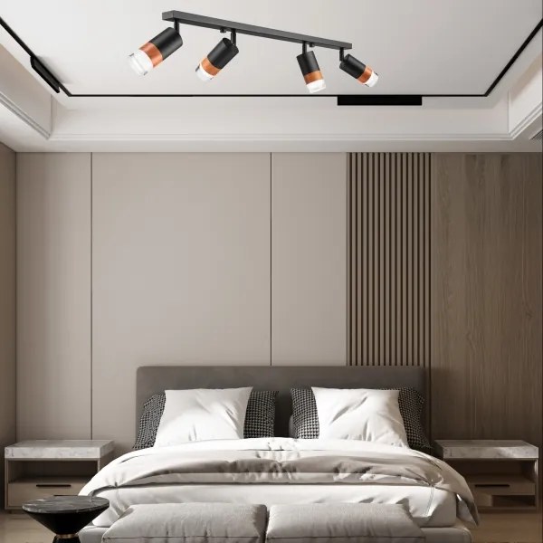 Bodové svietidlo AURORA 4xGU10/10W/230V 81 cm