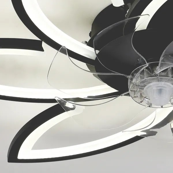 Brilagi-LED stmievateľné svietidlo s ventilátorom LED/50W/230V 3000-6500K čierne