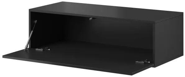 Televízny stolík Cama VIGO SLANT 100 čierna/čierny lesk