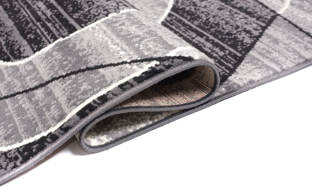 TA Koberec K858A TMAVO SIVÁ LACNÁ PP CRM Rozmer: 180x250 cm