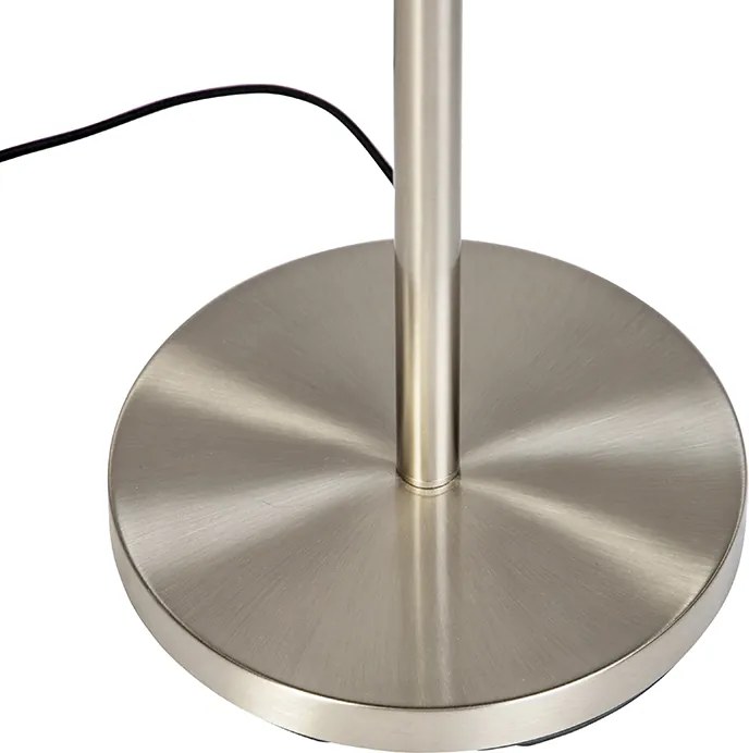 Moderná stojaca lampa oceľ bez tienidla - Simplo