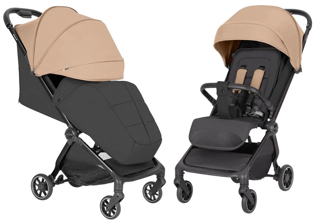 Detský kočík CARRELLO Atom S CRL-5526 páperový béžový