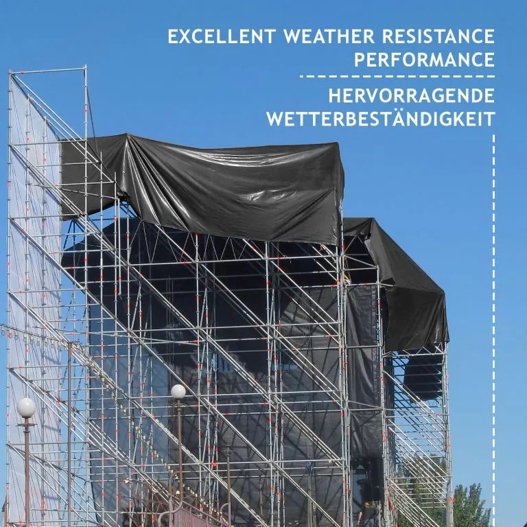 JAGO Plachta 650 g/m², hliníkové oká, antracit, 5 x 7 m