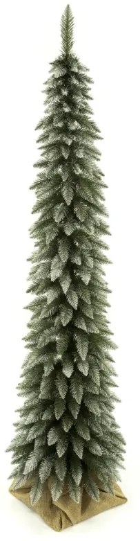 Vianočný stromček Smrek tatranský so zasneženými končekmi "SLIM" 160 cm