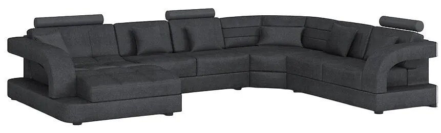 Rohová sedacia súprava Douglas C L Morena 1 grafit