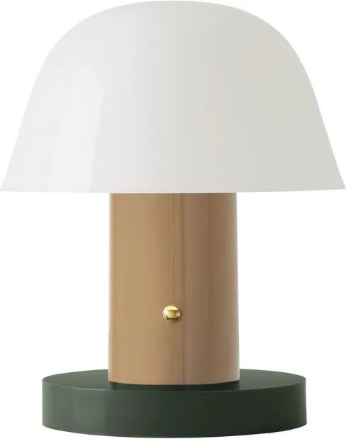 &amp;Tradition Stolná lampa Setago JH27, nude/forest 83502702