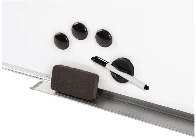 crelando®  Magnetická biela tabuľa + Príslušenstvo k magnetickej tabuli  (800010767)