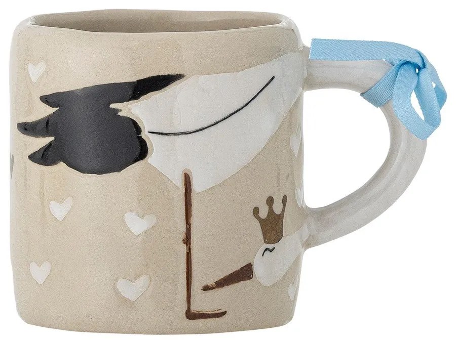 Béžový keramický detský hrnček 225 ml Bambino – Bloomingville Mini