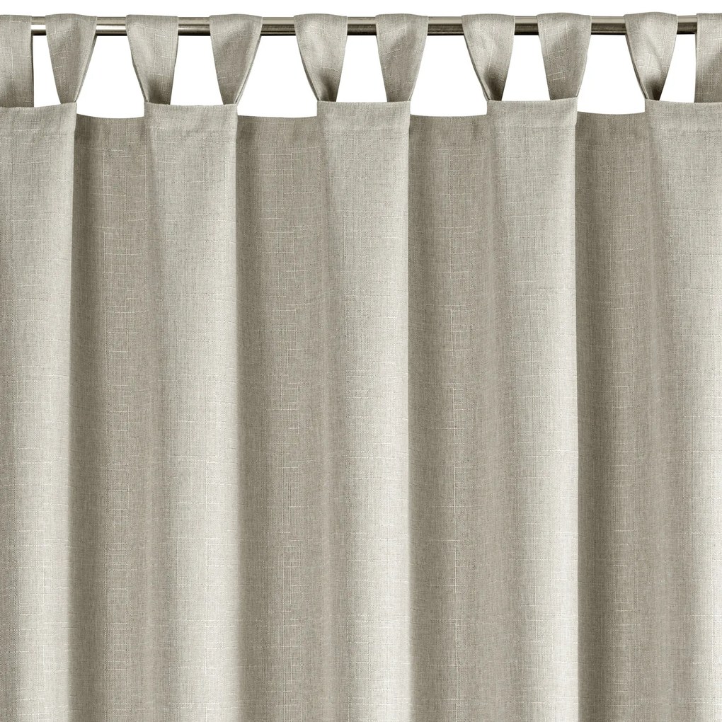 ZÁHRADNÝ VODEODOLNÝ ZÁVES NA PÚTKACH GARDEN 155X240 CM BÉŽOVÁ