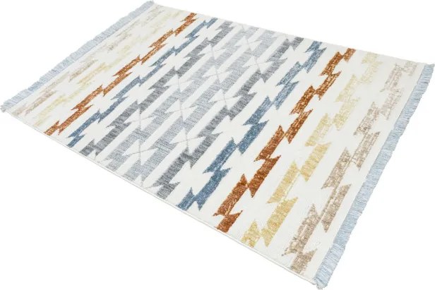 Koberec BROADWAY C0784 biely / žltý / krémový