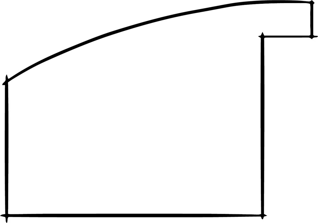 DANTIK - Zrkadlo v rámu, rozmer s rámom 50x100 cm z lišty PAINT biela veľká (2960)