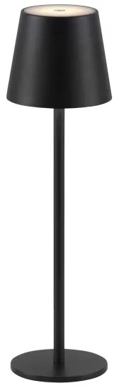 Leuchten Direkt19250-18-LED Vonkajšia nabíjacia lampa EURIA LED/3W/5V IP54 čierna