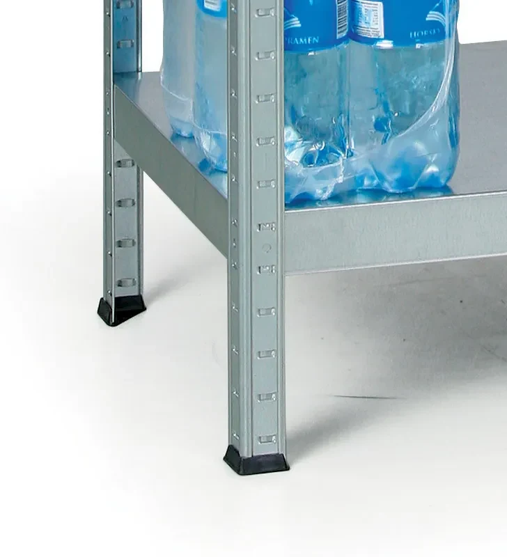 Kovona System Kovový regál, 130 kg, 1800 x 900 x 400 mm, 5 políc, biely