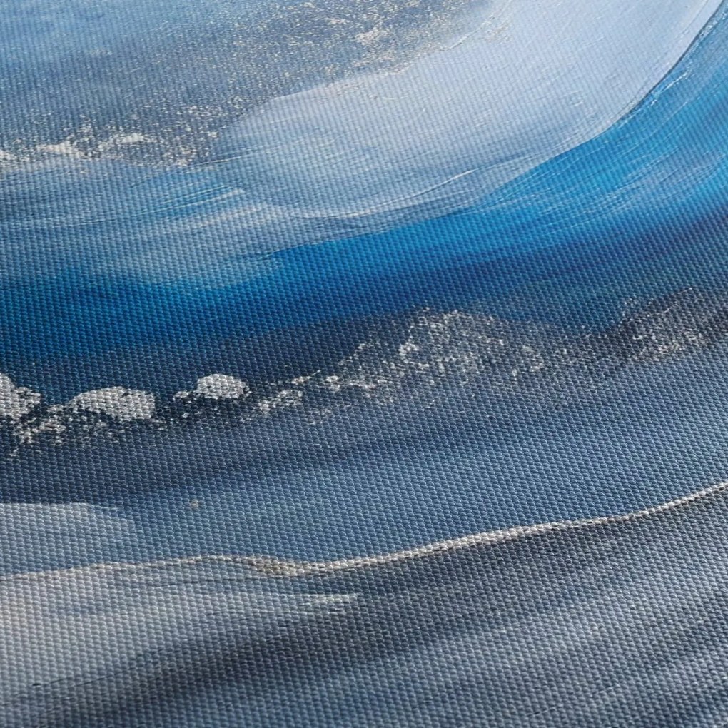 Obraz - Abstrakcia oceánu (120x50 cm)