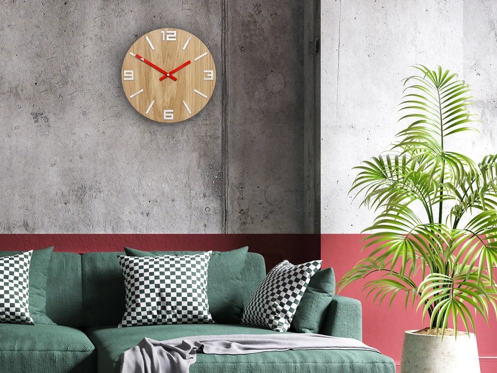 Drevené nástenné hodiny arabské 33 cm - výber z 11 prevedení