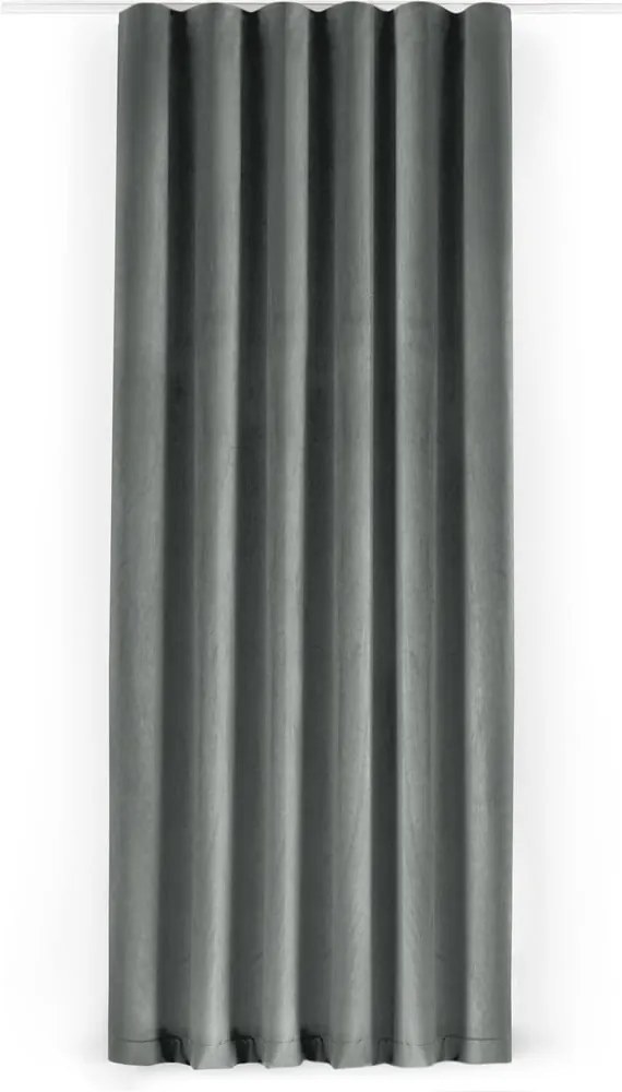 Sivý zamatový dimout záves 265x250 cm Velto – Filumi