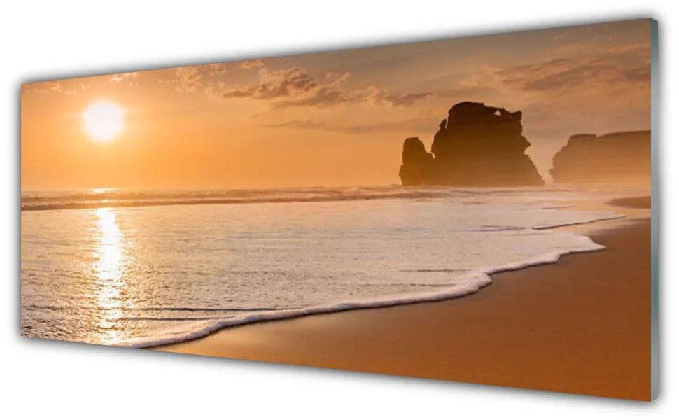 Obraz plexi More pláž slnko krajina 125x50 cm