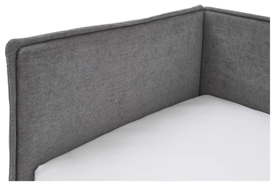 Sivá detská posteľ s úložným priestorom 90x200 cm Fun – Meise Möbel