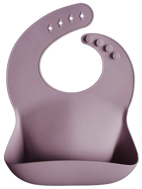 Mushie Silikónový podbradník: Pale Mauve
