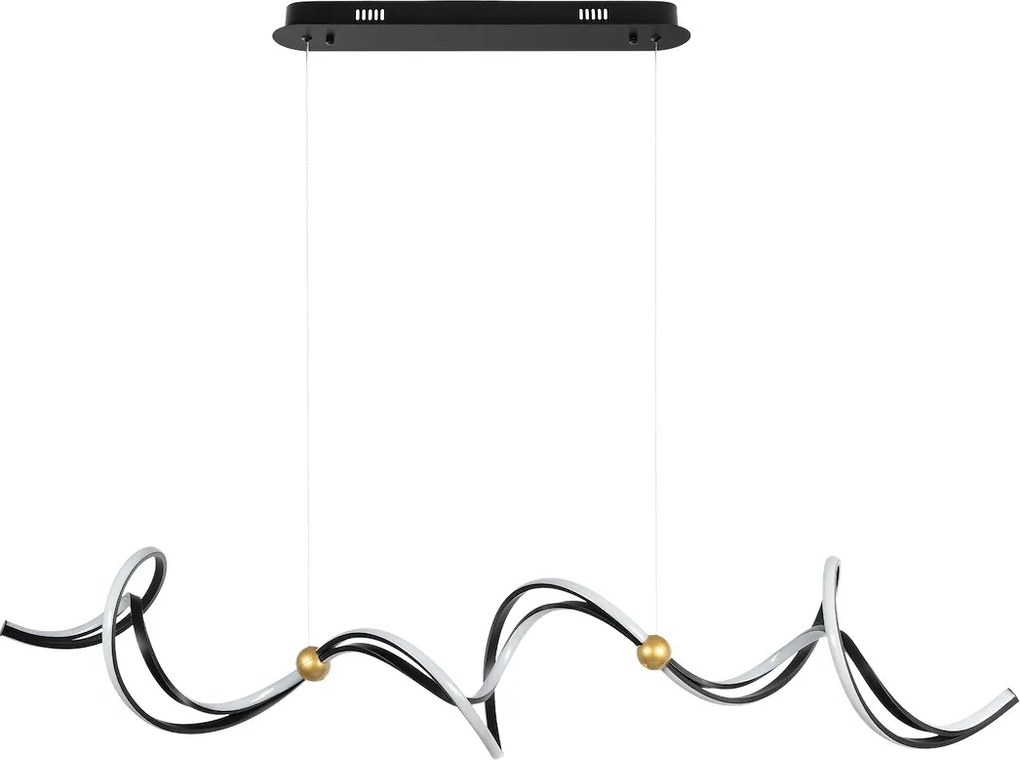 Závesné LED svietidlo Colia, 1x LED 55w, 4000k, b/g