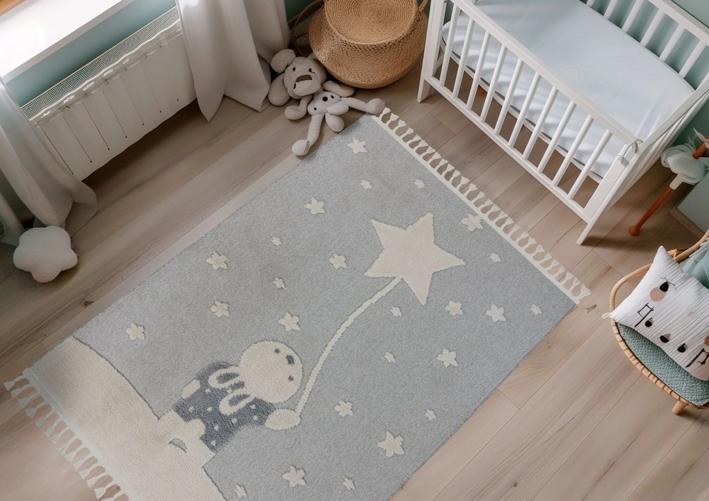 Obsession, Detský kusový koberec My Fano 393 Rast, 160x230, šedá, detská izba