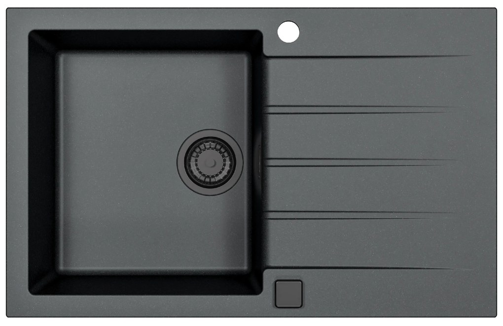 ALVEUS CZ CADIT 20 černý 91 - BLACK EDDITION+ pop up sifon