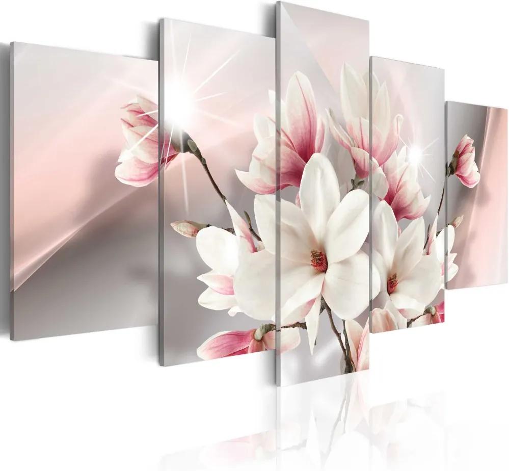 Obraz na plátne Bimago - Magnolia in bloom 100x50 cm