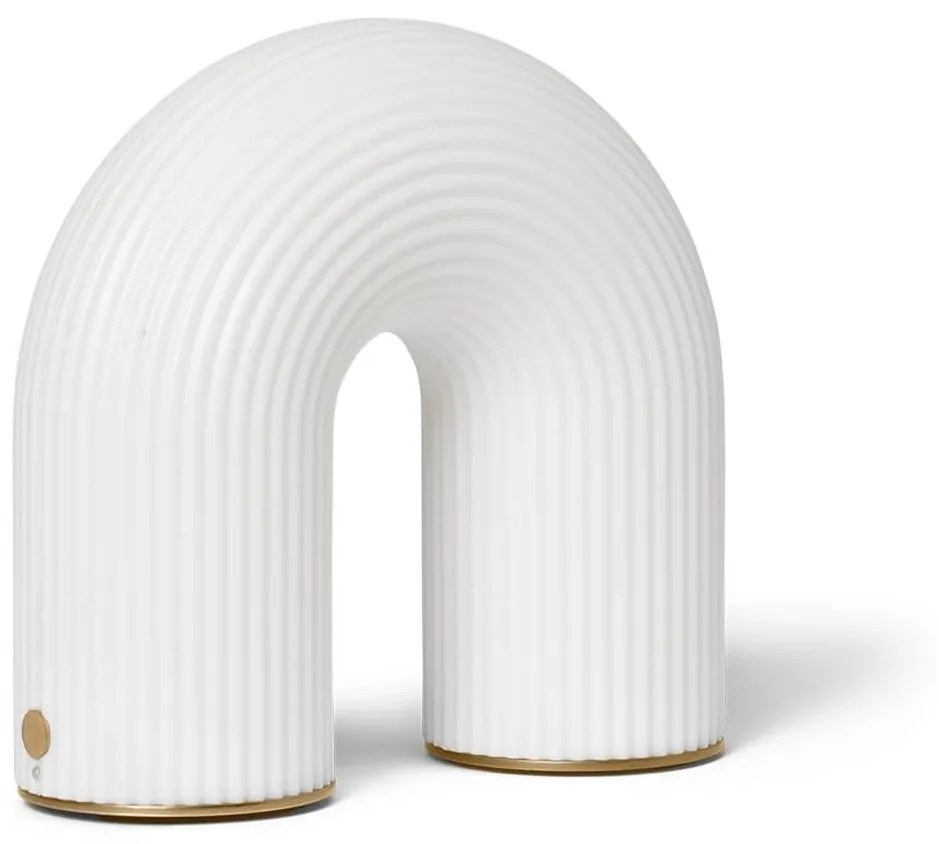 Ferm Living Stmievateľná LED lampa Vuelta White