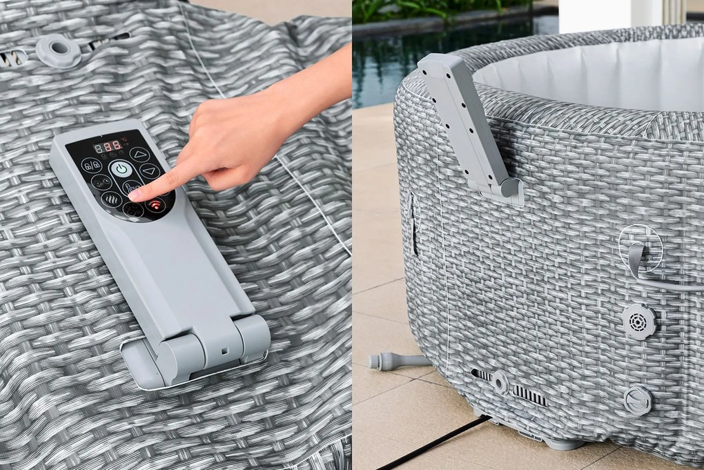 BESTWAY Lay-Z-Spa Bali EnergySense Smart AirJet Vírivka, 196 x 71 cm, 6 osôb 6001N