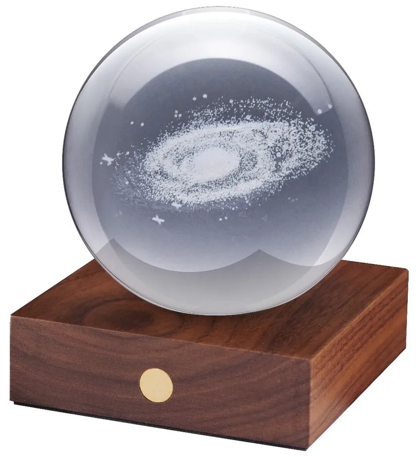 Tmavohnedá svetelná dekorácia na USB Amber – Gingko