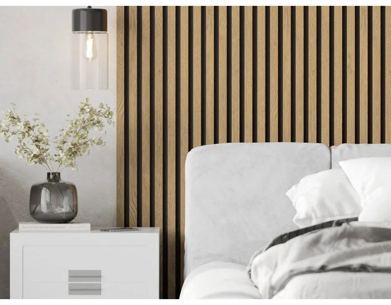 Mexen Lam-B, akustické stenové lamely 275 × 30 cm, HDF doska 4 mm, technická dyha, borovica klasická, S100-275307-3015-012