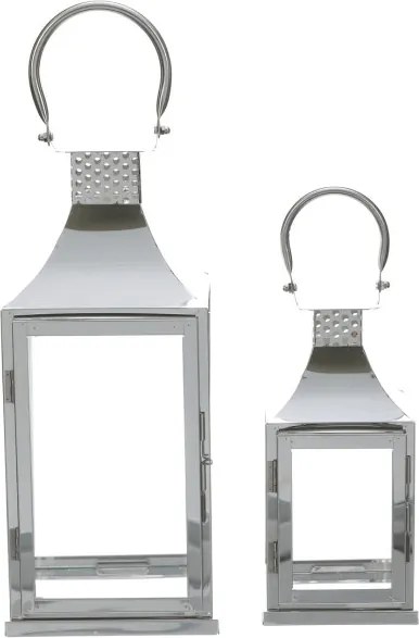 Set dvoch lampášov strieborný LUC313 (2 ks)