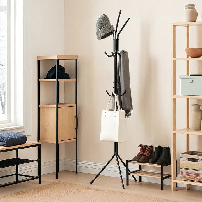 Autronic BONTEC Vešiak, kov, čierna, GD-101 BK Farba: Čierna