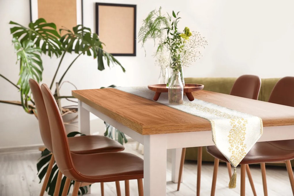 SADA 4 KS PRESTIERANIE NA STÔL MAJORKA 30X50 CM VZOROVANÁ