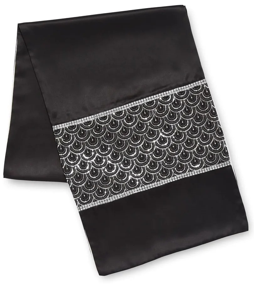 Behúň na stôl z mikrosaténu 33x180 cm Deco Sequin – Catherine Lansfield