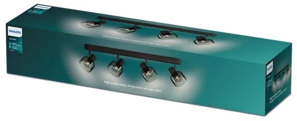 Philips - Bodové svietidlo SLEET 4xE14/25W/230V