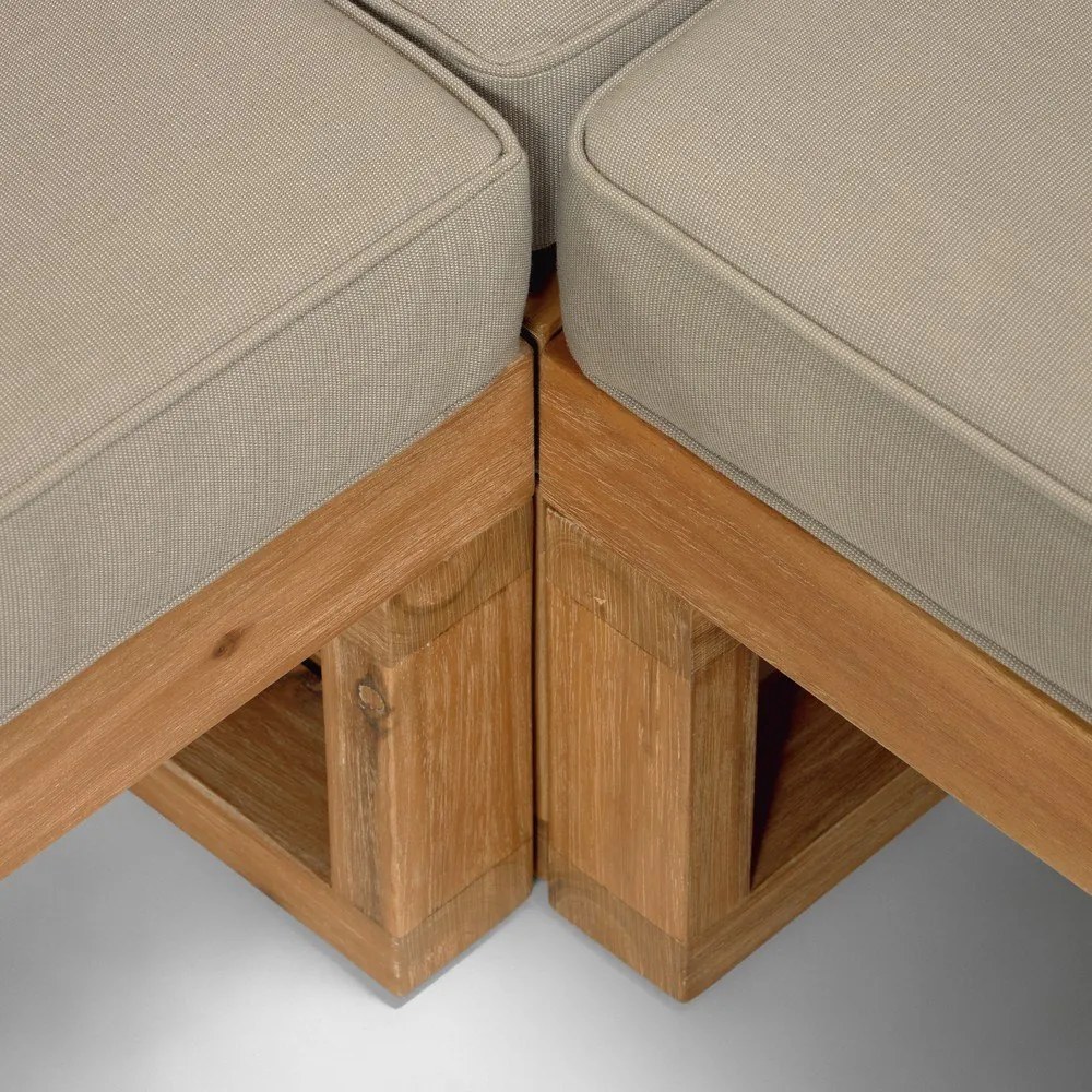 Set záhradného nábytku z akáciového dreva Kave Home Flaviina