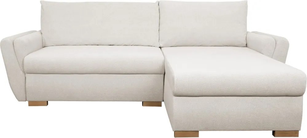 Rohová sedačka Helvetius, krémová látka