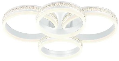 LED stmievateľný prisadený luster LED/150W/230V 3000-6500K + diaľkové ovládanie