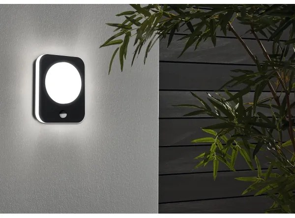 Eglo 99584 - LED Vonkajšie nástenné svietidlo so senzorom MADRIZ LED/9W/230V IP44