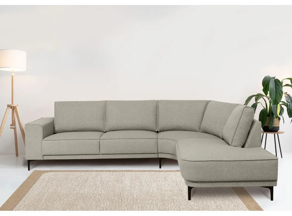 Svetlosivá rohová pohovka (pravý roh) Copenhagen – Scandic