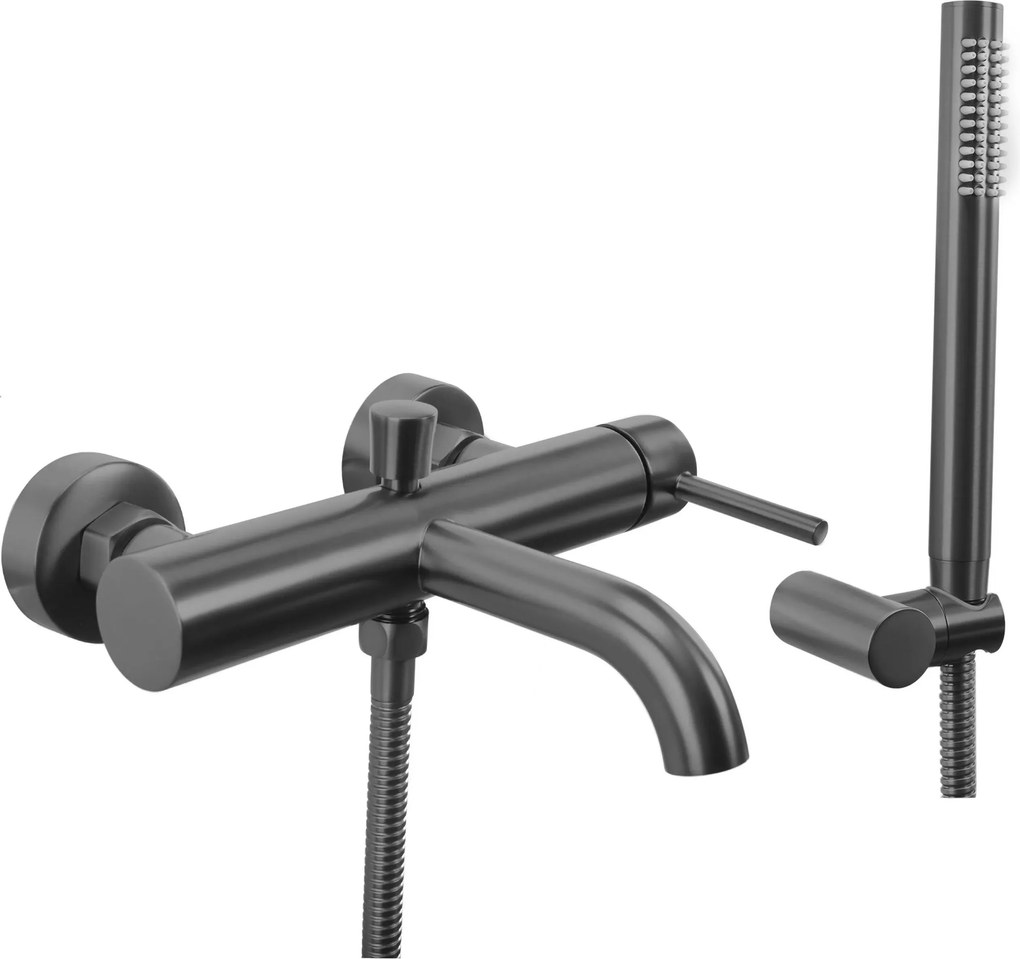 Rea Lungo, vaňová batéria s ručnou sprchovou súpravou, grafitová, REA-B1115