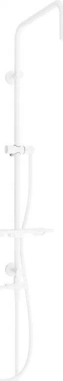 Mexen T, sprchový stĺp, sprchová hadica 150cm, polička, prepínač sprchy, biela, 7939399-20