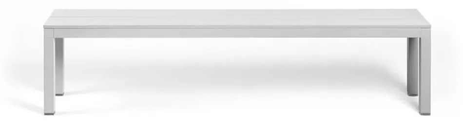 RIO BENCH záhradná lavica bianco