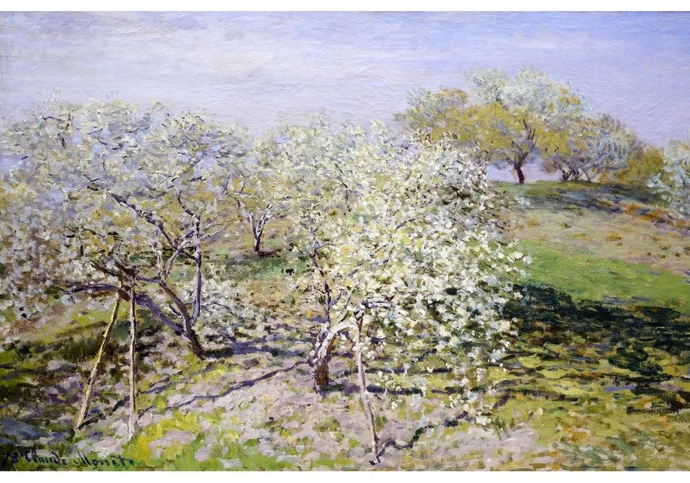 Reprodukcia obrazu Claude Monet - Spring, 90 × 60 cm