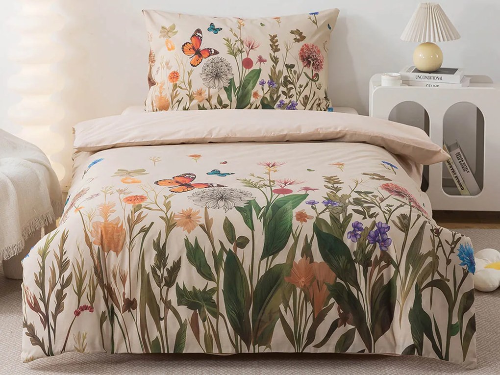 XPOSE® Bavlnené Renforcé obliečky LETNÁ LÚKA